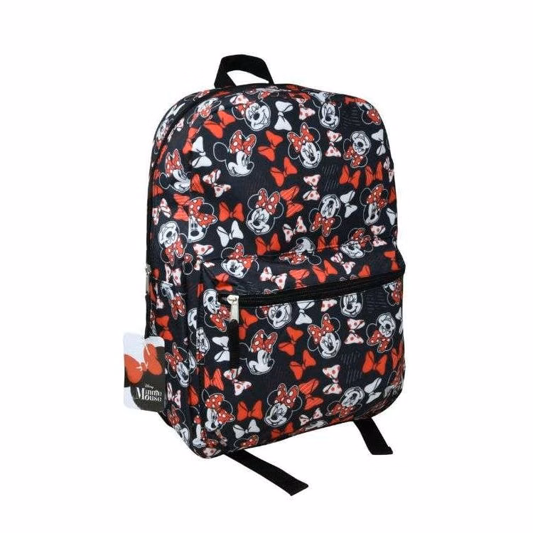 Minnie Mouse Printed Backpacks - White 16"