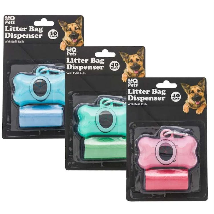 Pet Waste Bag Dispensers with Refills - Assorted 1