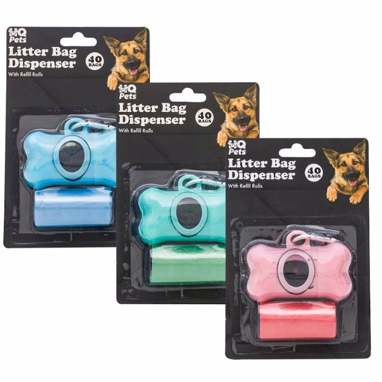 Pet Waste Bag Dispensers with Refills - Assorted