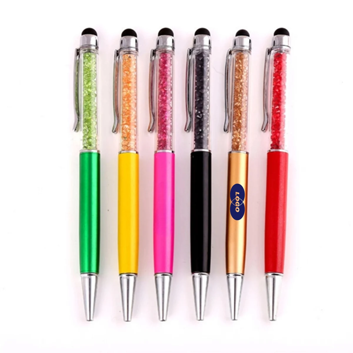 Stylish Crystal Elements Touch Screen Pen 1