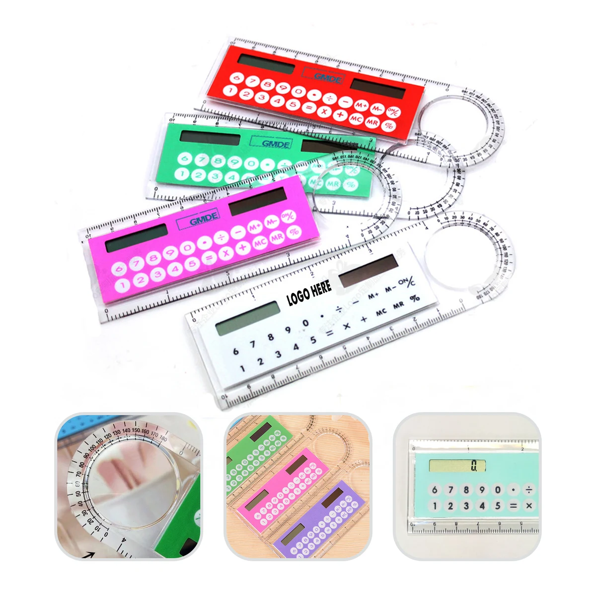 Compact Calculator with Ruler and Magnifier 1