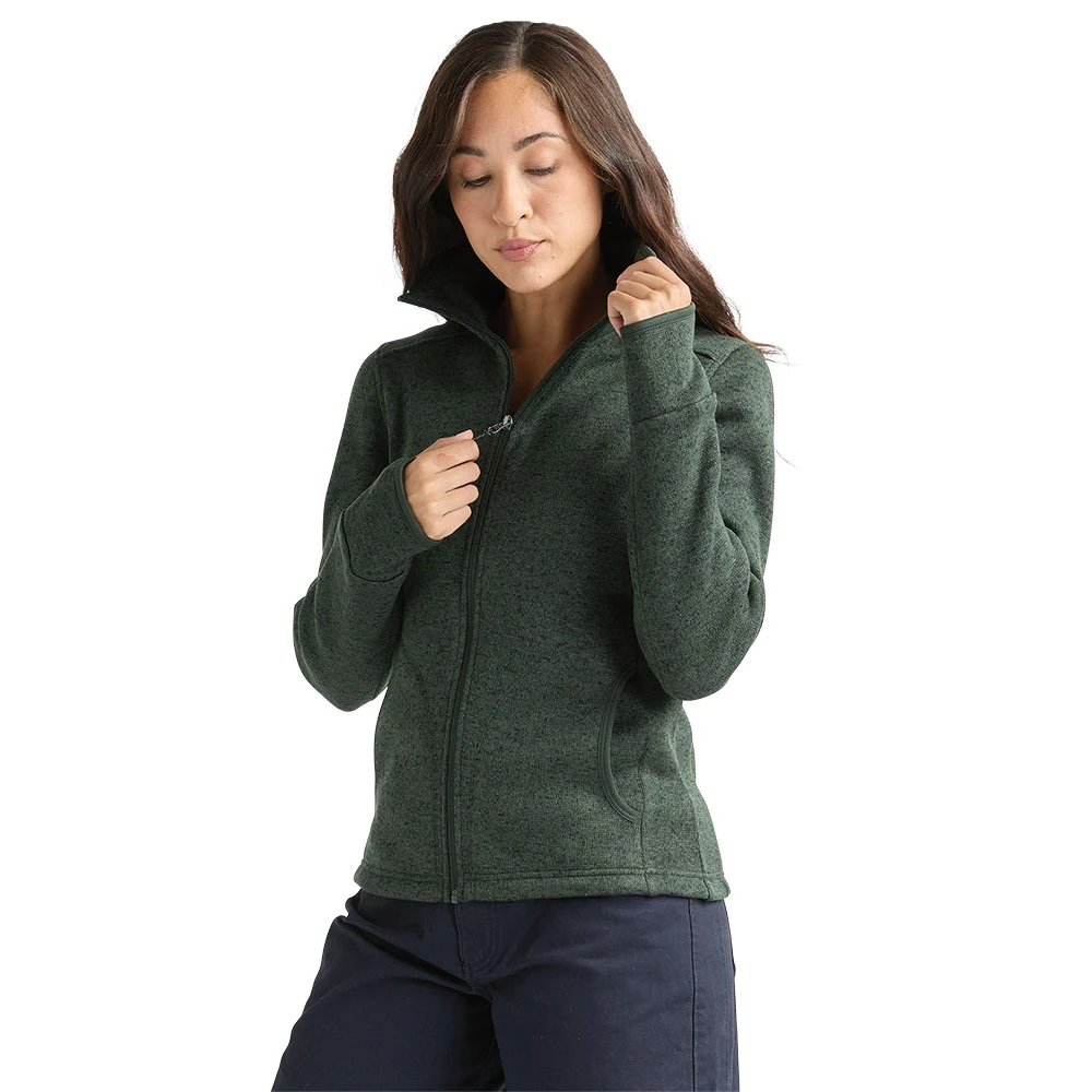 Women's Heathered Fleece Jacket 1