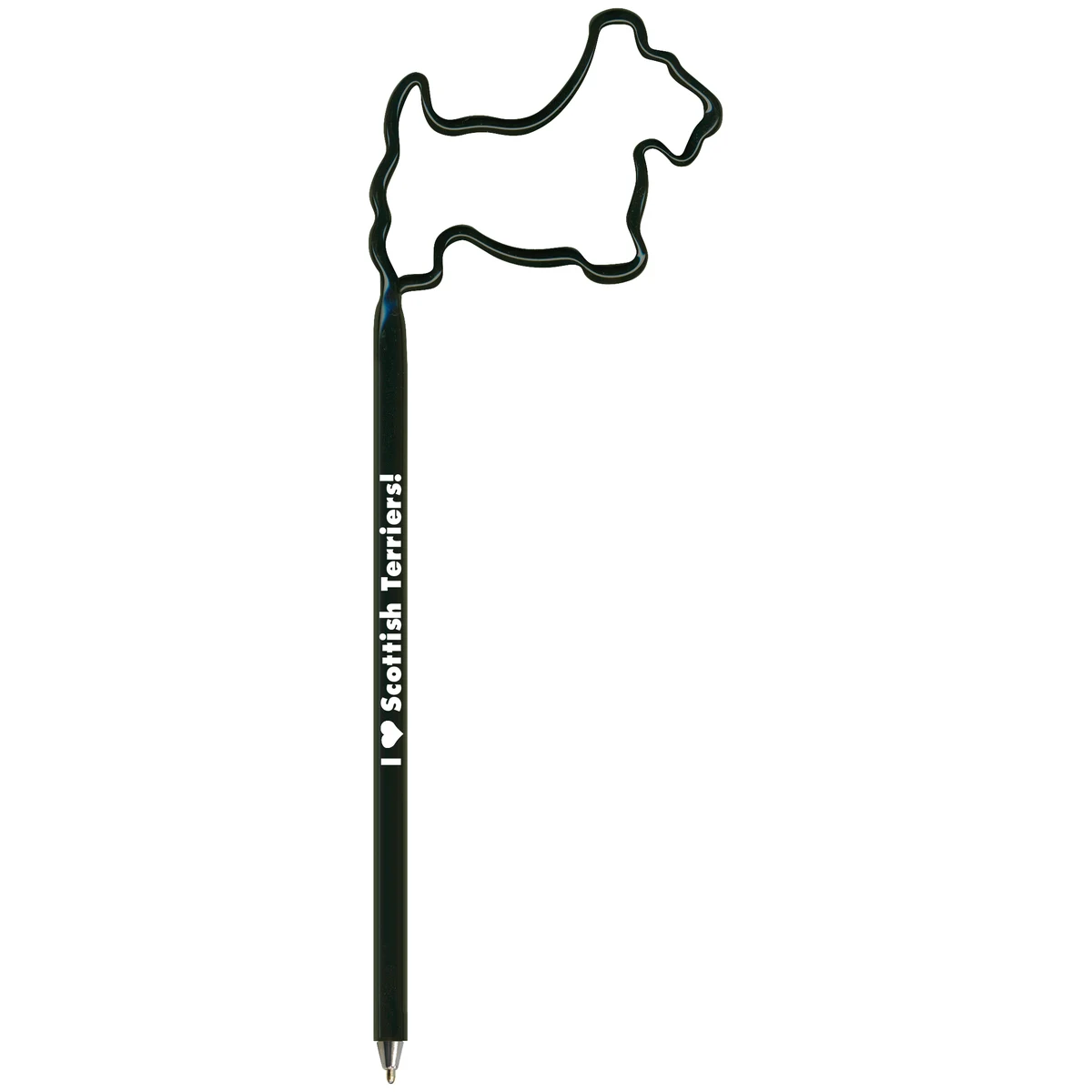 Dog Scottish Terrier Inkbend Standard, Bent Pen 1