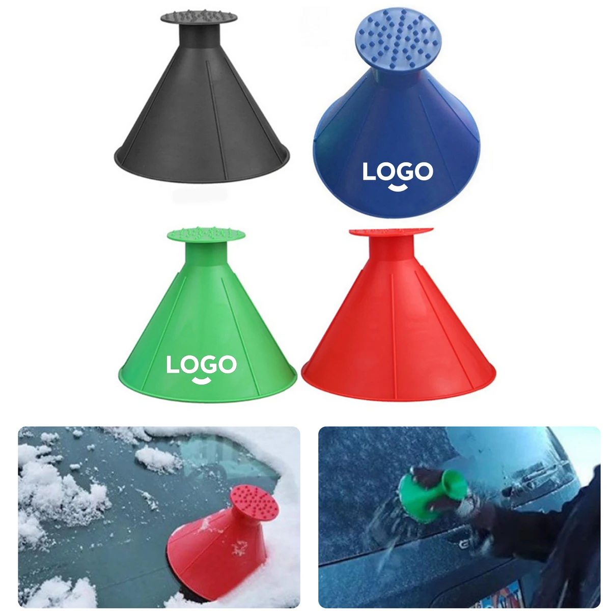 Circular Ice Scraper for Car Windshield 1