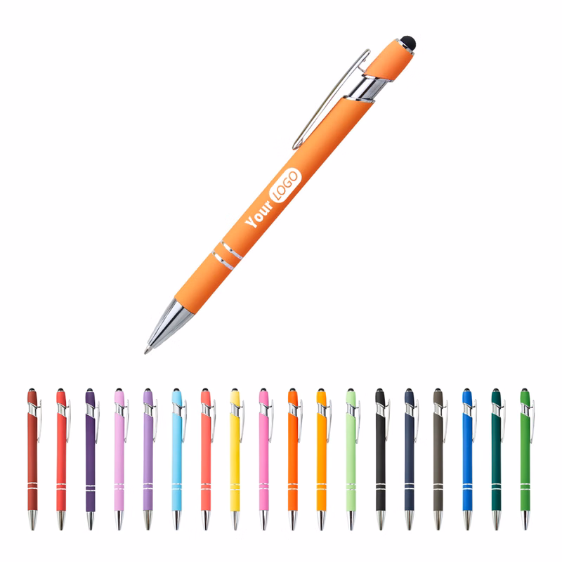 Retractable Pen with Stylus Tip