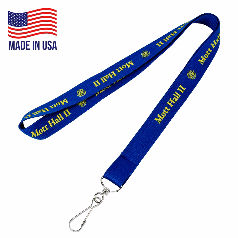 USA Made Polyester Lanyard 3/4 inch (20mm)