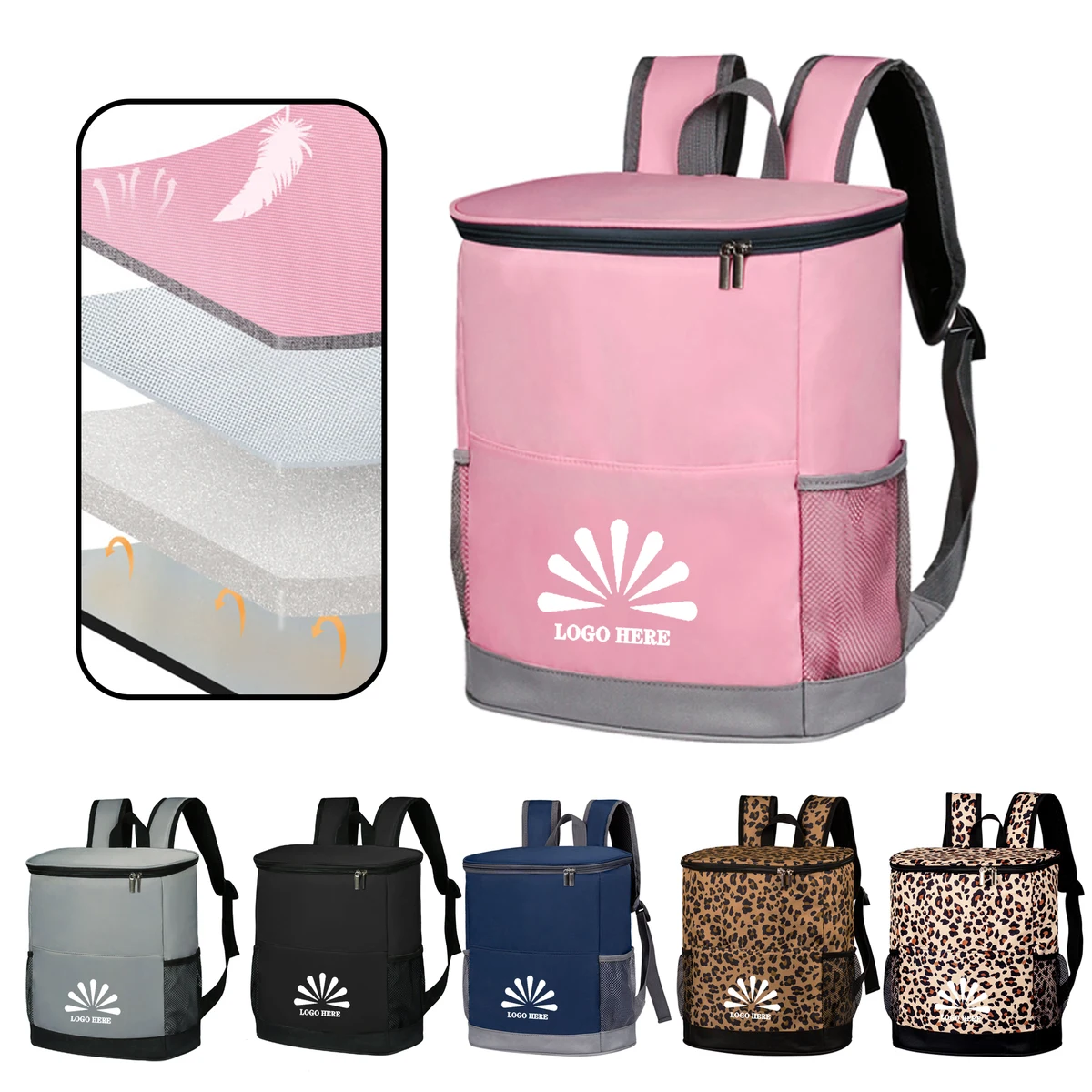 MOQ 10 PCS Insulated Cooler Backpack 1
