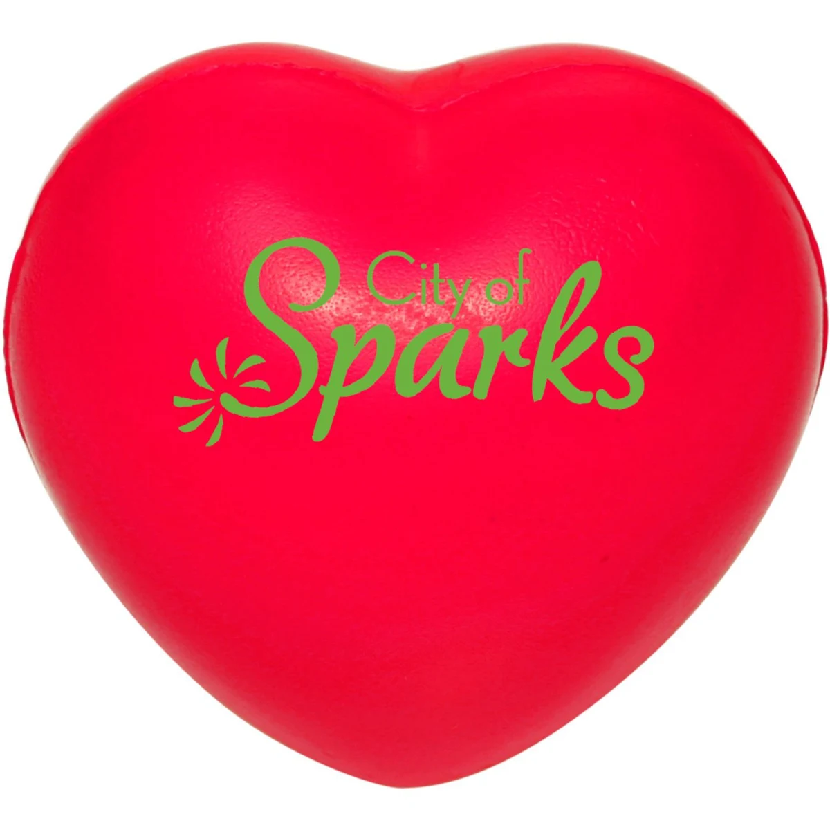 Red Heart Stress Ball w/ Custom Logo Foam Stress Reliever Balls 1