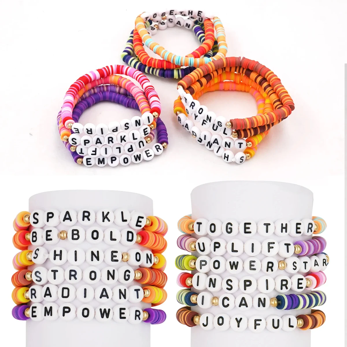 Clay Bead Bracelet 1