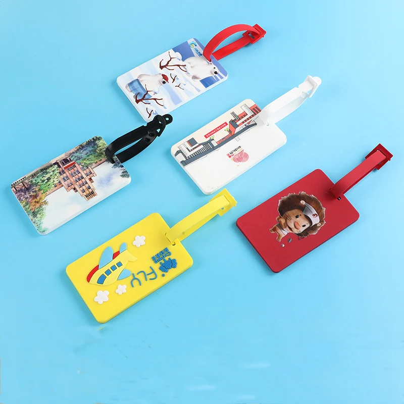 Soft PVC Luggage Tag Holder 1