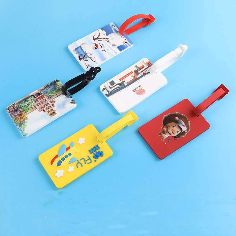 Soft PVC Luggage Tag Holder