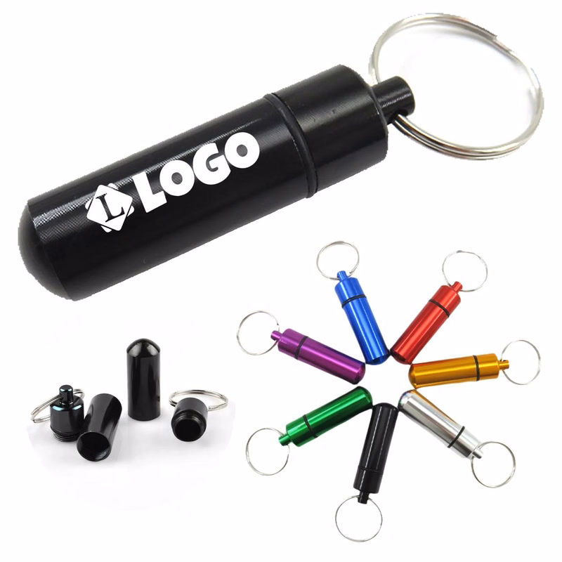 MOQ 50pcs Custom Aluminum Pill Bottle