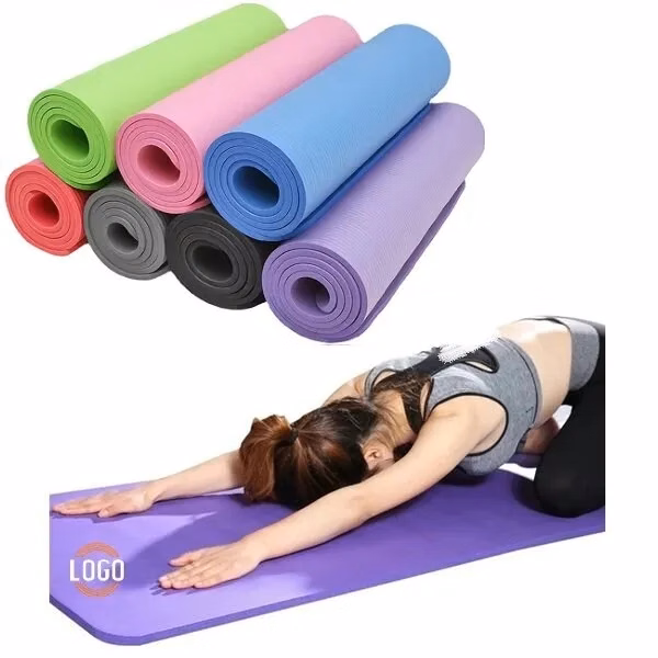 GYMENIST Thick Exercise Yoga Floor Mat Nbr