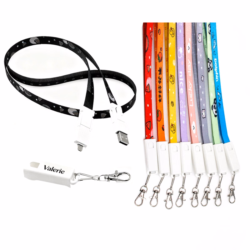 6 in 1 Tape Measure Lanyard Data Cable