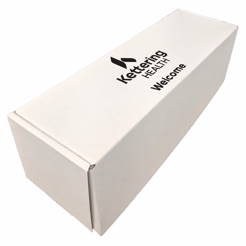 12" x 3 3/4" x 3 3/4" - E-Flute Outside Tuck Box