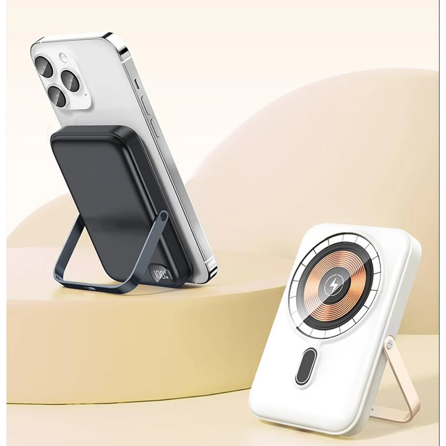 10000 MAH Magnetic Wireless Charger With Stand 1