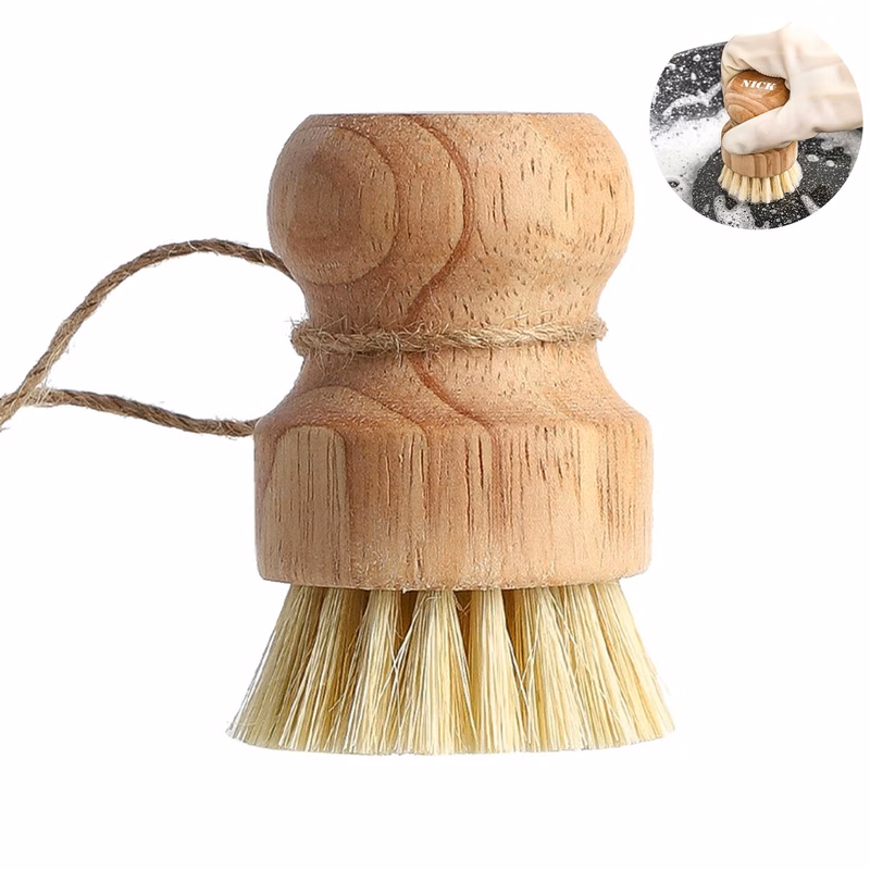 Bamboo Dish Washing Scrub Brush