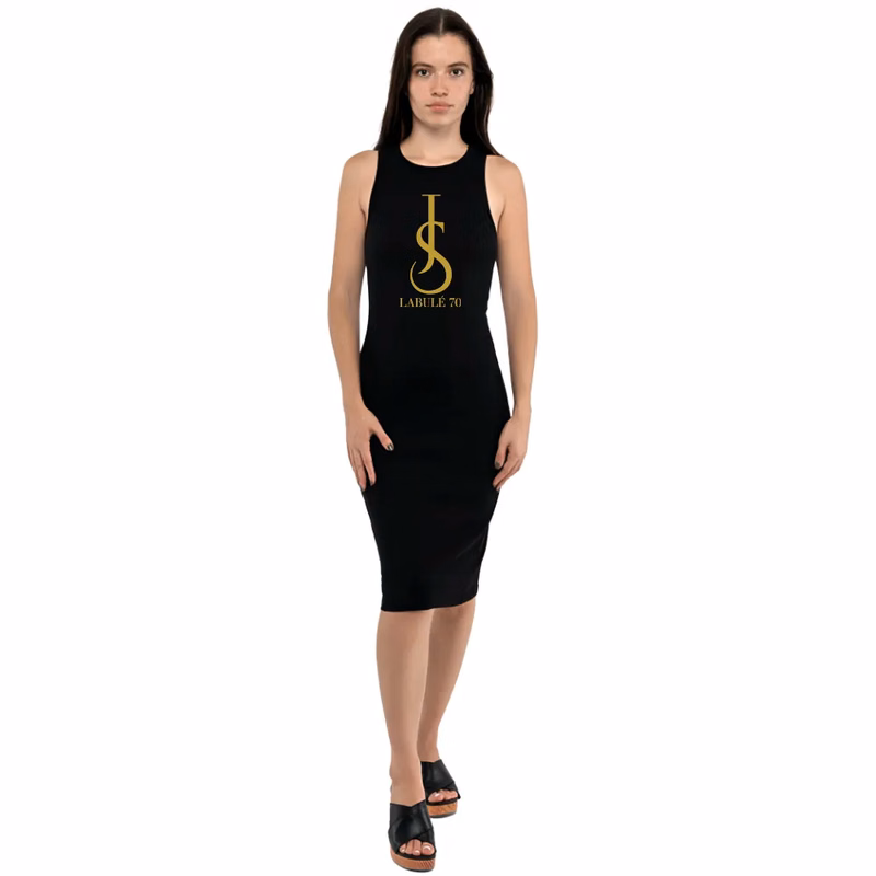 Manatial Baby Rib Midi Dress