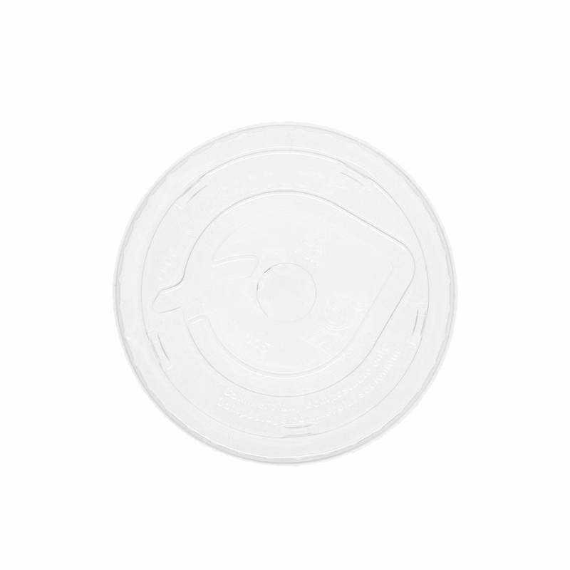 9/12/16/20/24 oz PLA Eco Cup Straw Slot Lid Clear