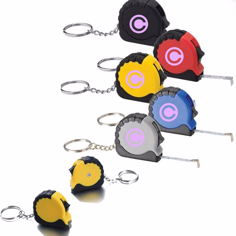 Mini Steel Tape Measure Keychain