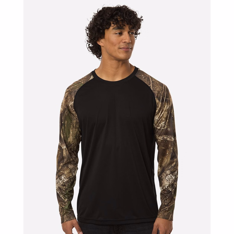 Unisex Realtree® Performance Colorblocked Long Sleeve T-Shirt - RT3104