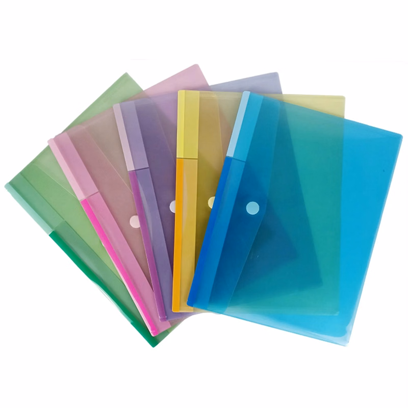 Hook And Loop PP Folder Document Bag