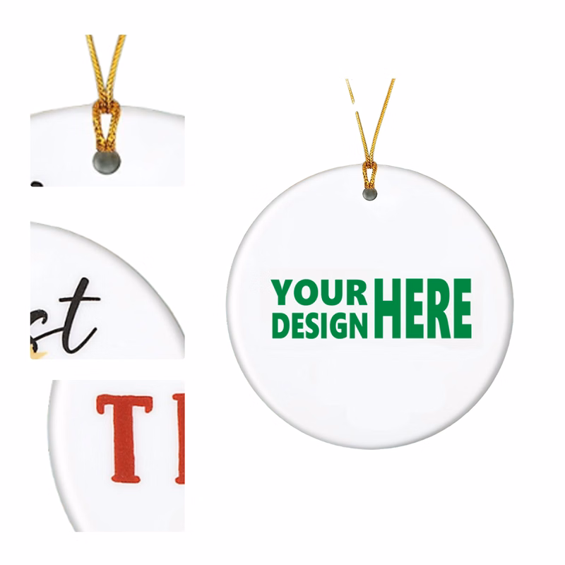 MOQ 50 Acrylic Personalized Hanging Ornament