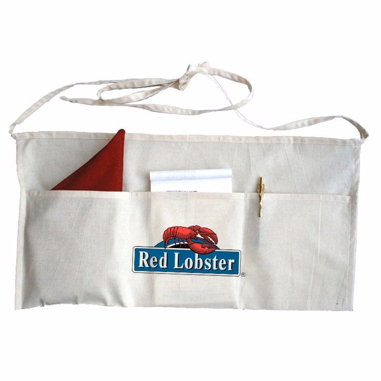 Natural 100% 6 Oz. Cotton 3 Pocket Waist Apron (24"x12")