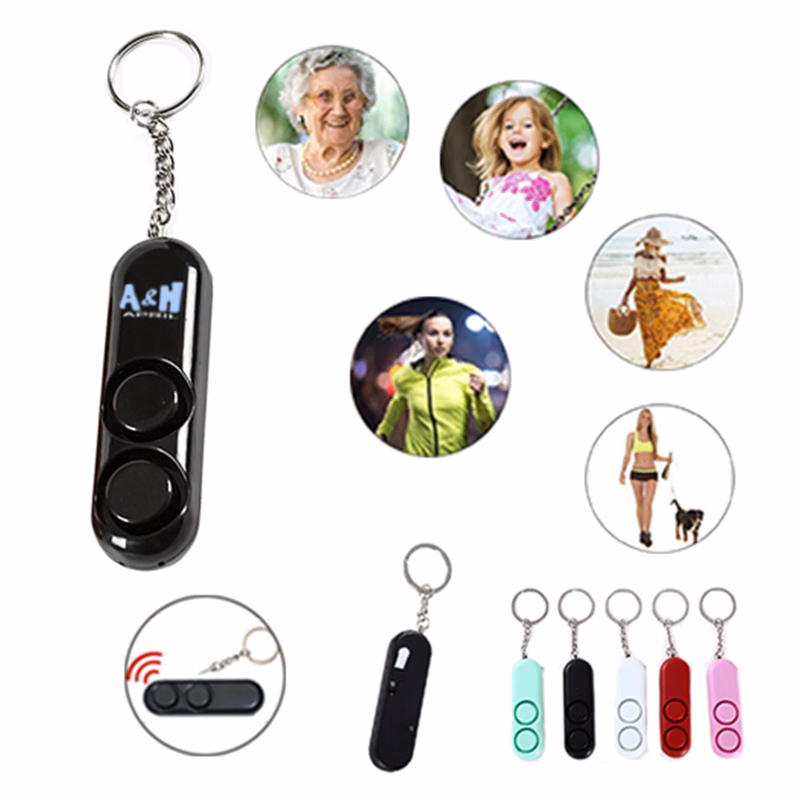 Double Horn Anti-wolf Alarm Keychain