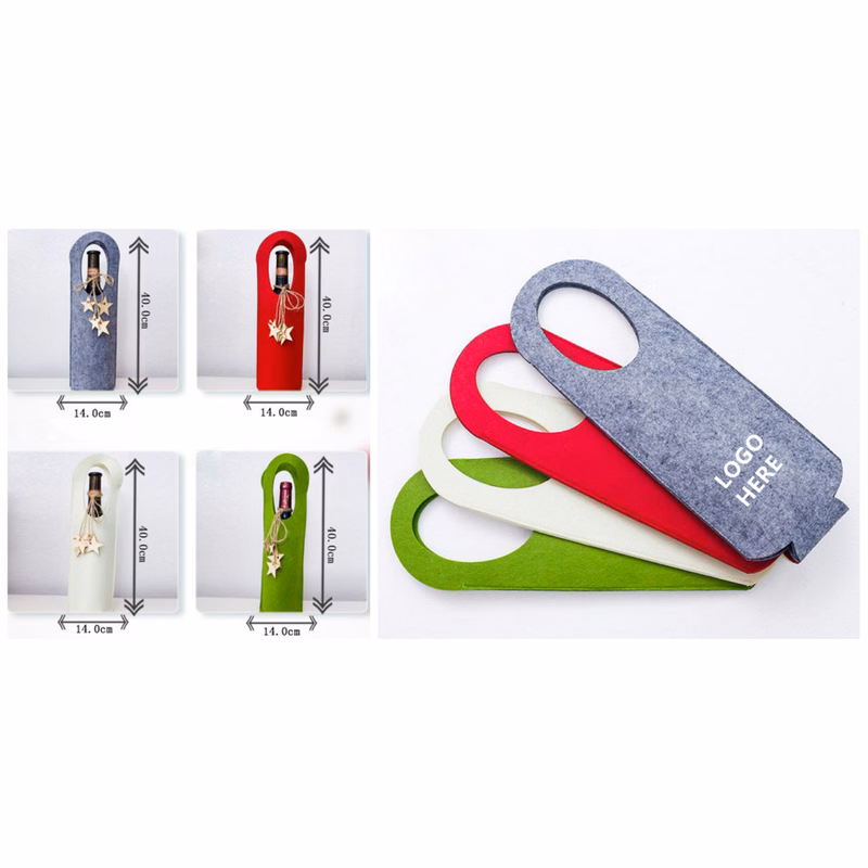 Felt Wine Bottle Cooler/Winepocket/ Felt Wine Bottle Bag