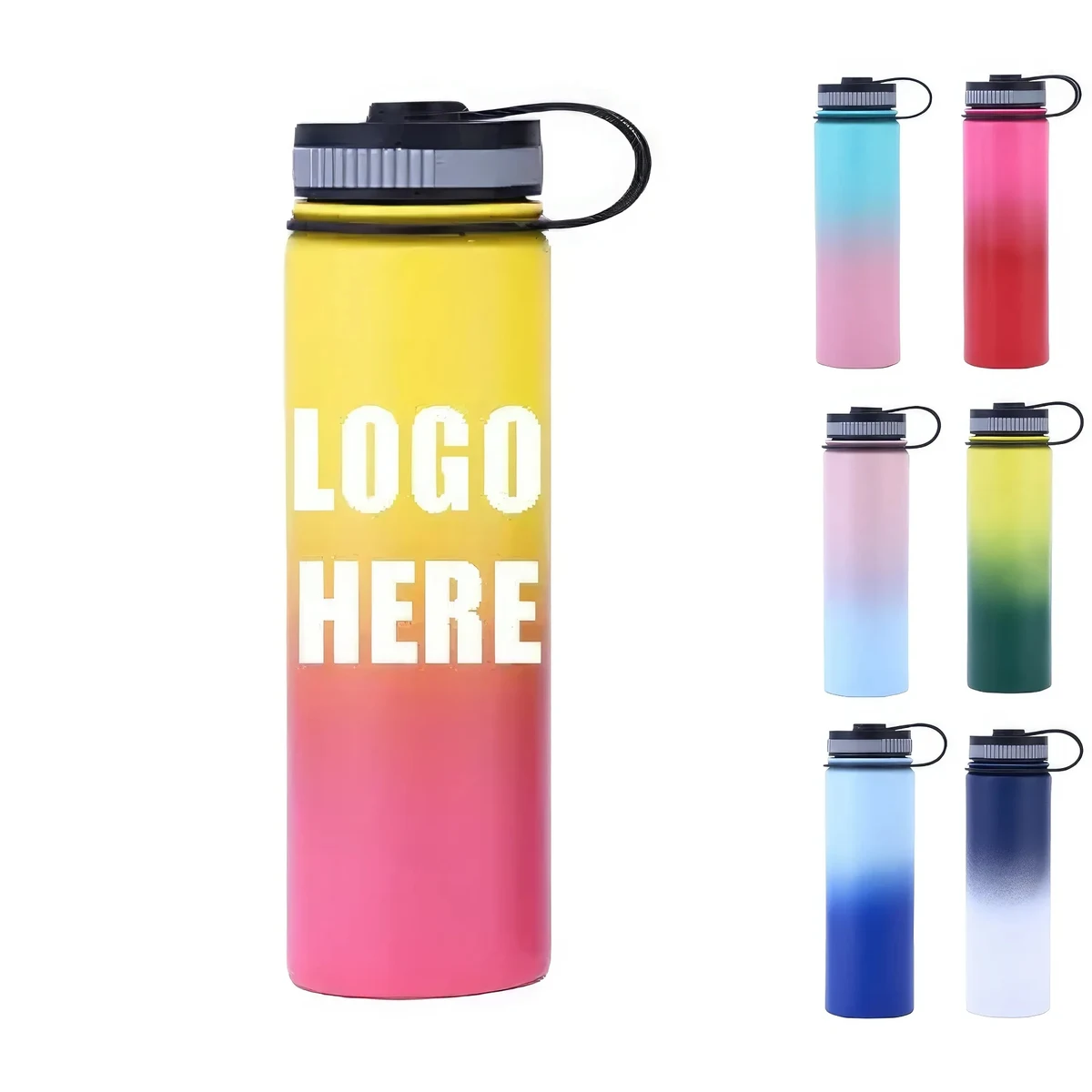 Custom 22 oz Stainless Steel Vacuum Insulated Water Bottle 1