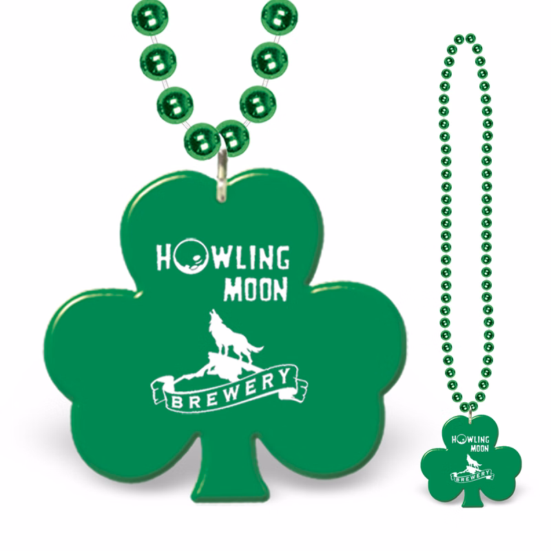 St. Patrick's Day Shamrock Medallions w/ a Custom Pad Print