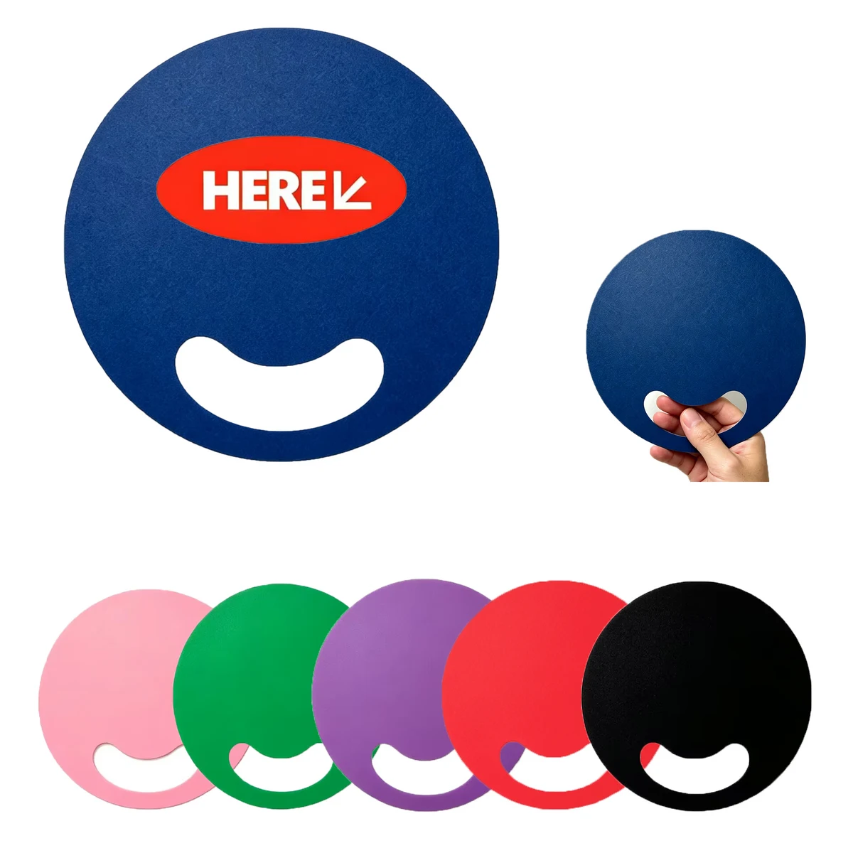 Curved Cutout PP Portable Event Fan 1