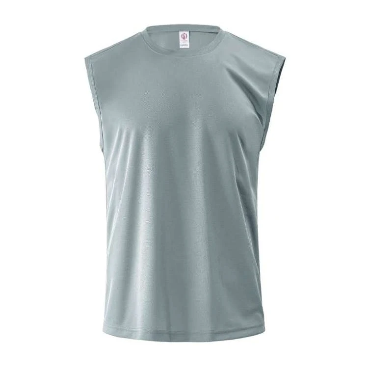 Micro Mesh Tank Shirt - Light Gray XL 1