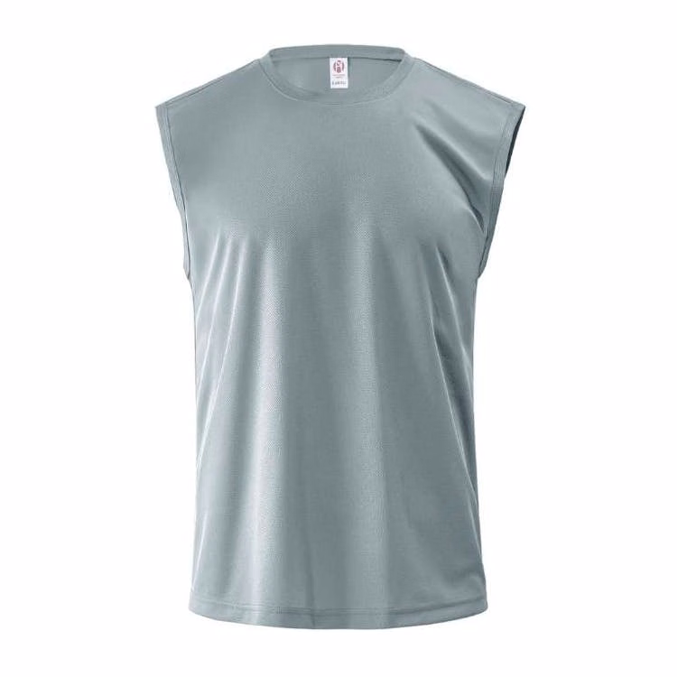 Micro Mesh Tank Shirt - Light Gray XL