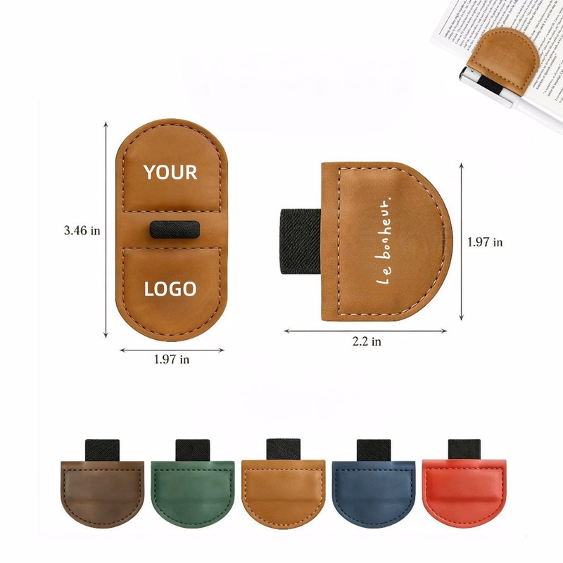 All-Purpose Magnetic Leather Bookmark For Students & Professionals