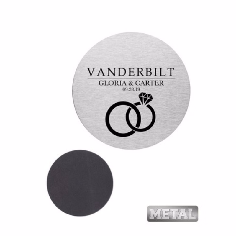 4" Stainless Steel Round/Square Coasters