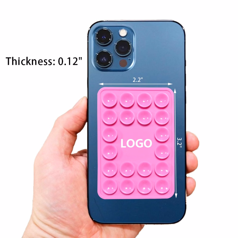 24 single-sided thickened, strong, fixed, anti-slip and universal silicone washing plates for mobile