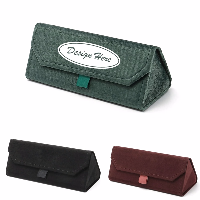 Foldable Triangle Glasses Case