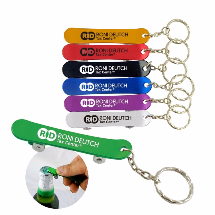 Skateboard Bottle Opener with key chain-close out