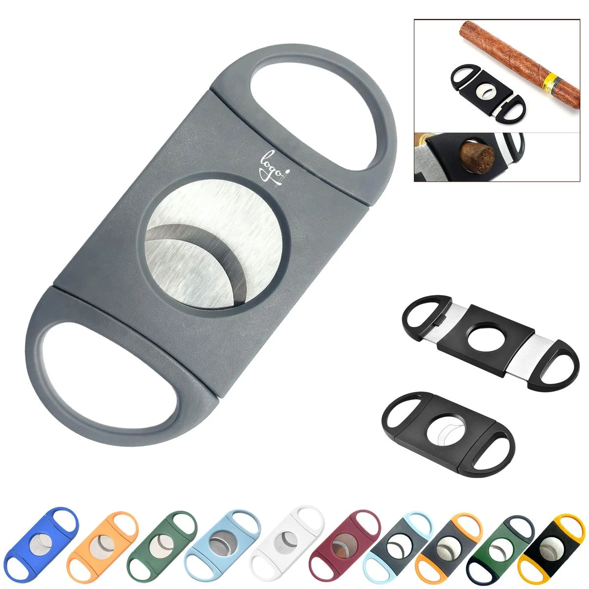 Plastic Handle Cigar Cutter 1