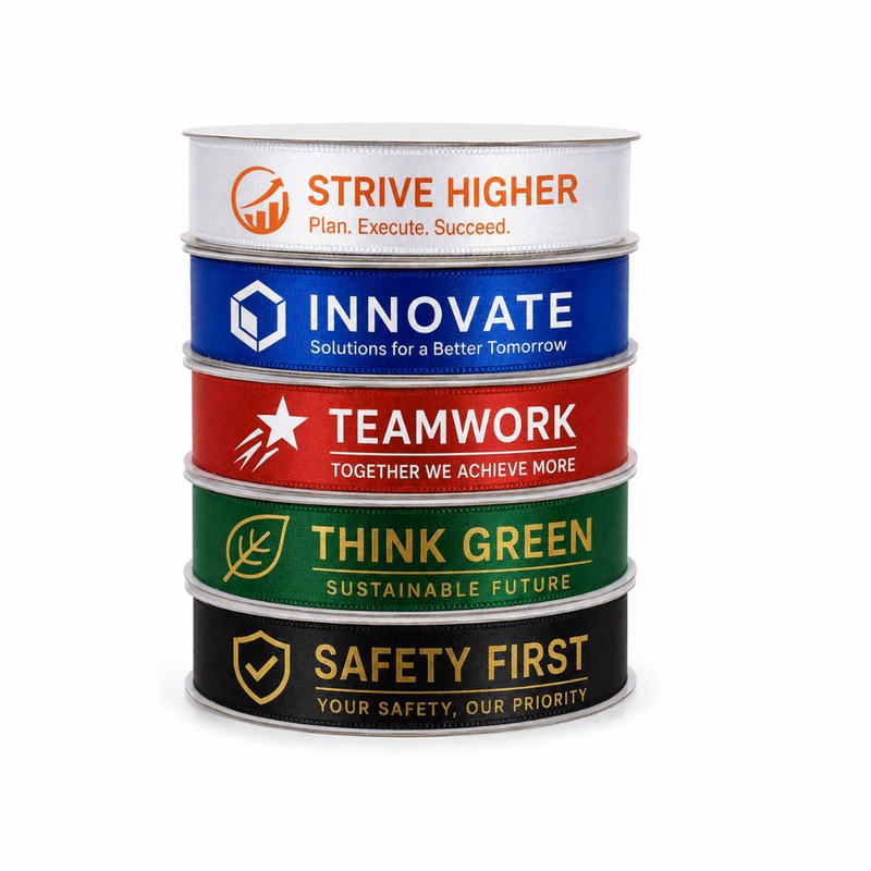 7/8" Satin Printed Ribbon