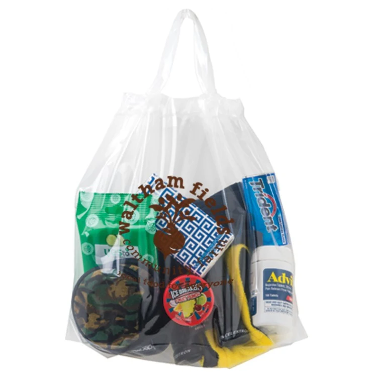 Crystal Clear Poly Draw Tape Stadium Compliant Bag 1