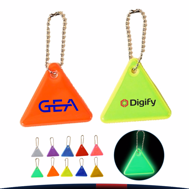 PeakGlow Triangle Safety Reflective Pendant