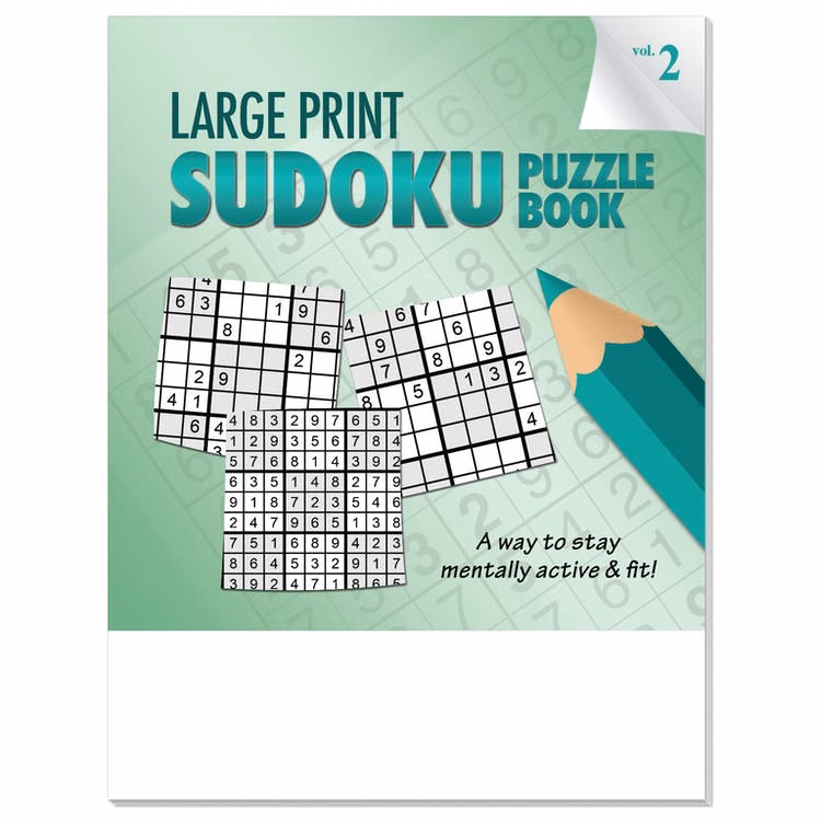 Sudoku Puzzle Books - Large Print Volume 2