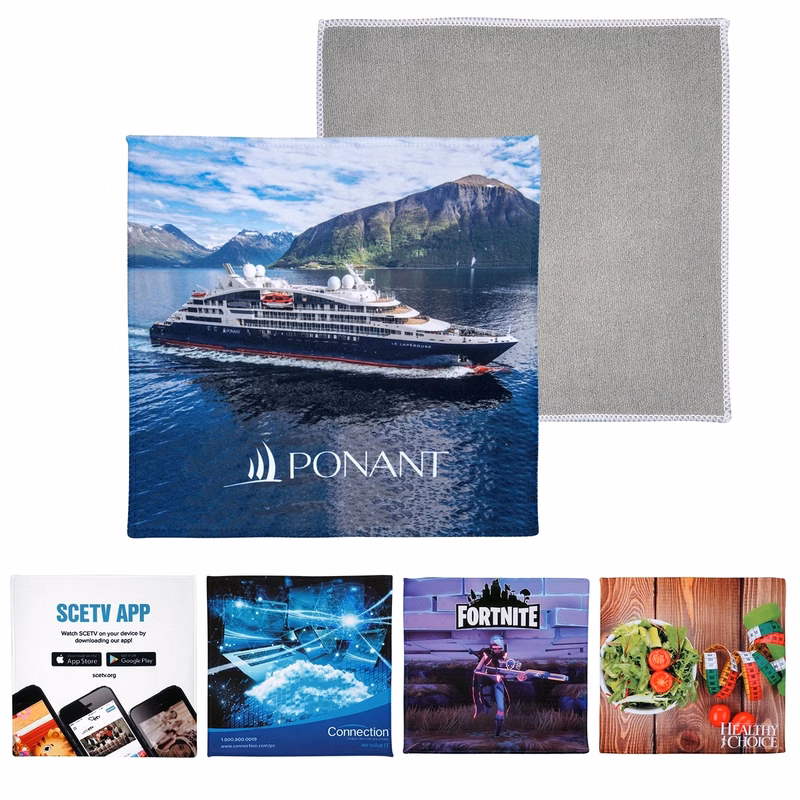 8 X 8 TERRY FULL COLOR CLEANING CLOTH