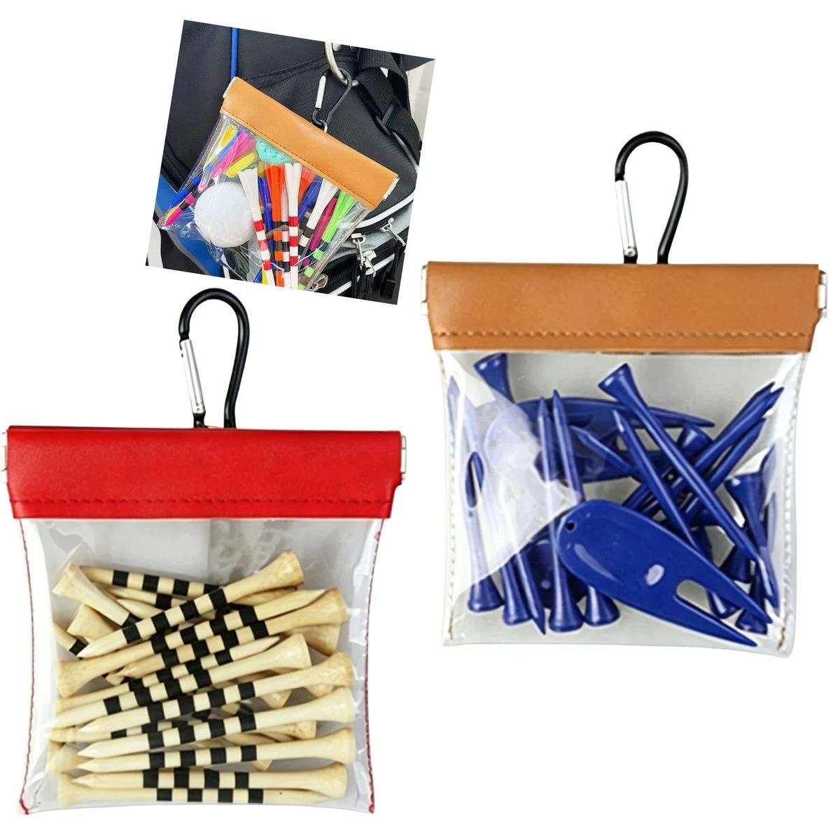 Clip-On Golf Tee Organizer 1