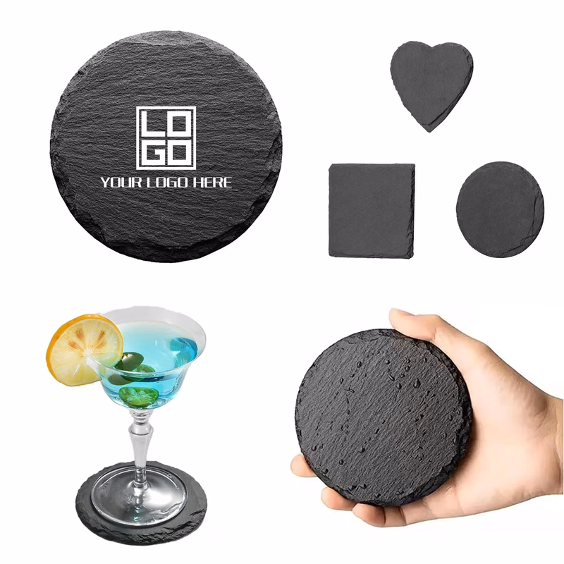 Slate Rock Stone Coaster MOQ20pcs