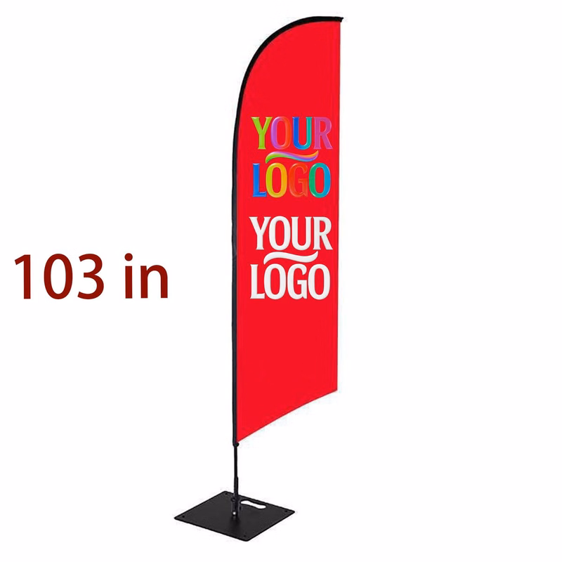 Waterproof Feather Flag Outdoor Advertising Banner
