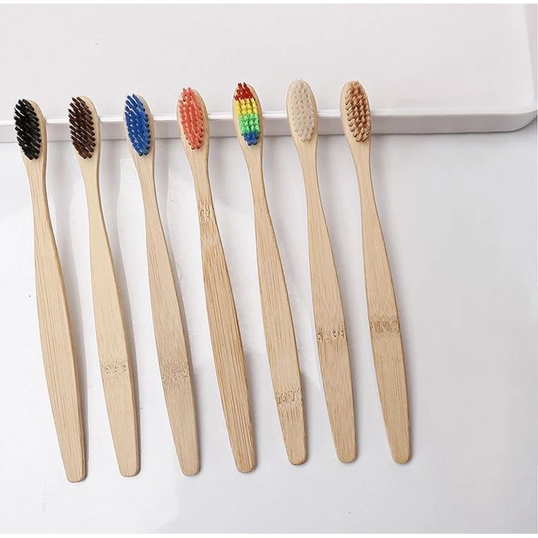 Rainbow Bamboo Toothbrush 1